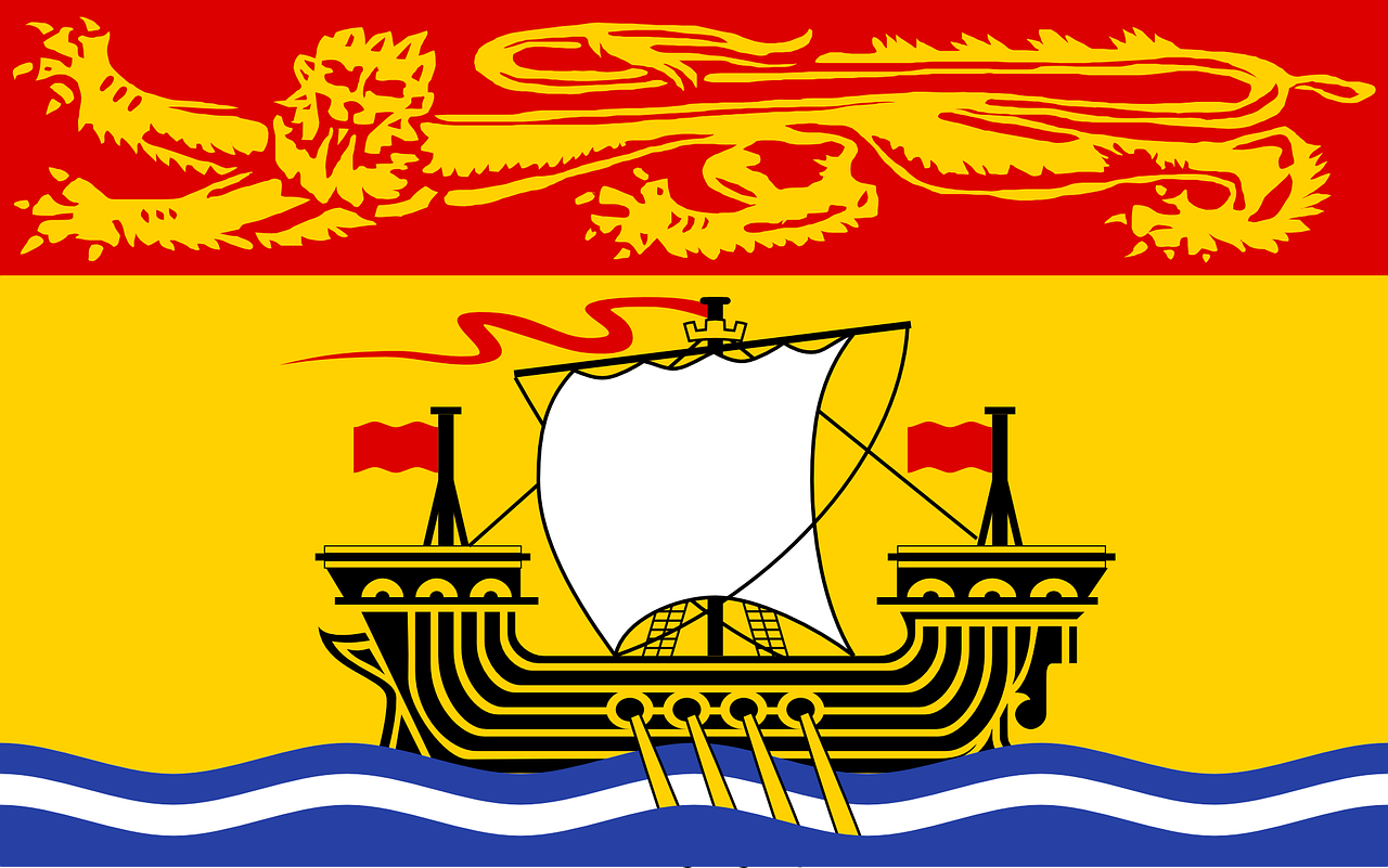 New Brunswick flag representing digital transformation in Atlantic Canada